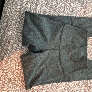 Lululemon Athletica Gray Bike Shorts Soft Matte Finish